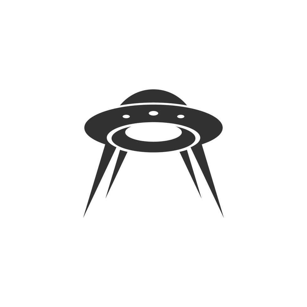 UFO vector logo template illustration