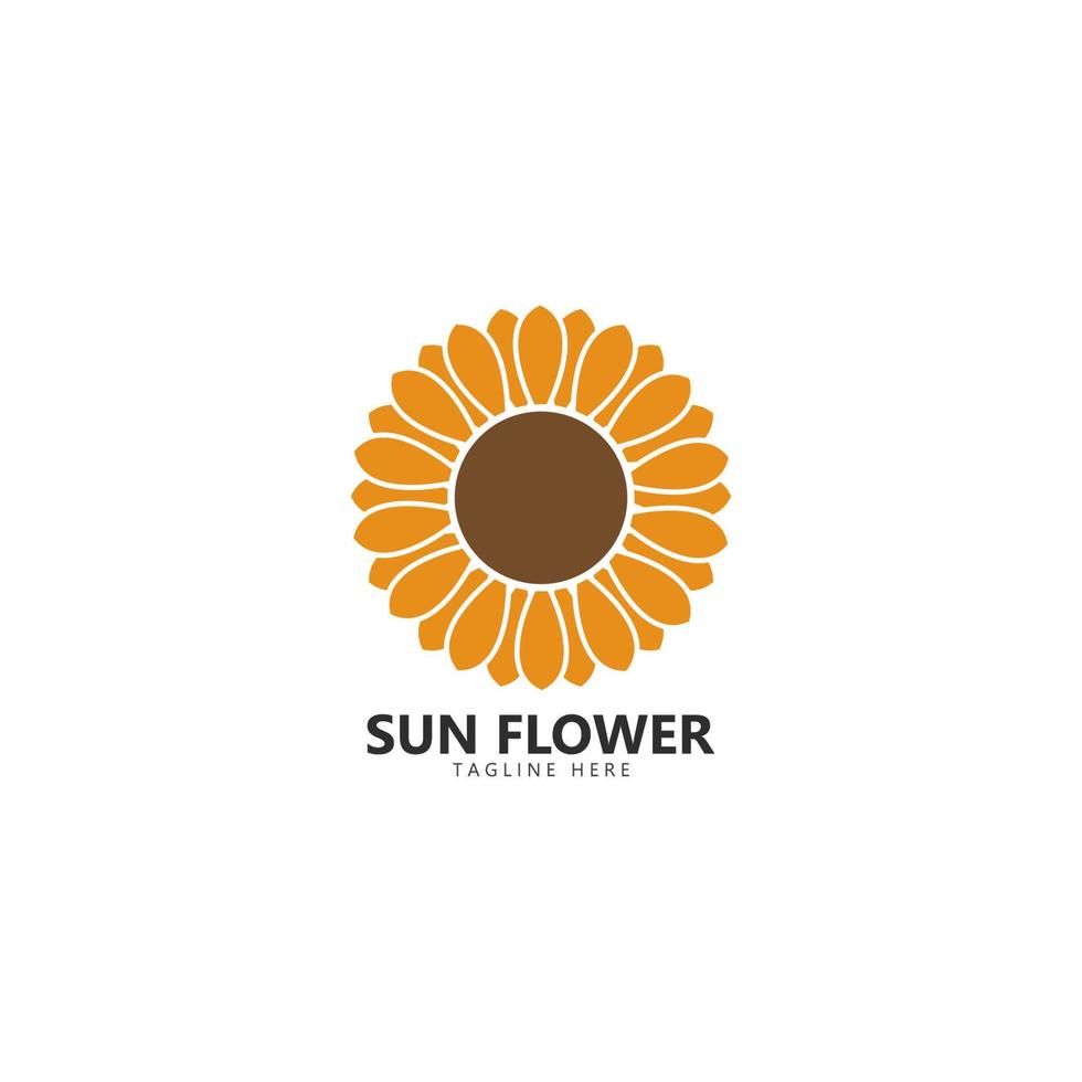 Dom flor floral logo vector icono