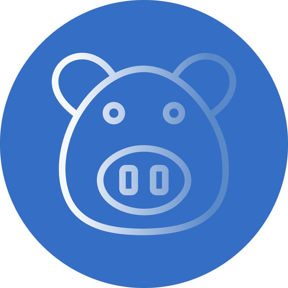 Pig Vector Icon Design