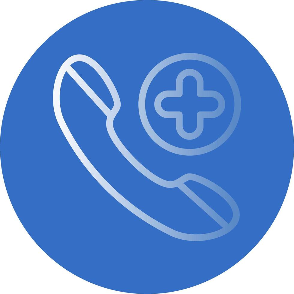 Emergency Cal Vector Icon Design
