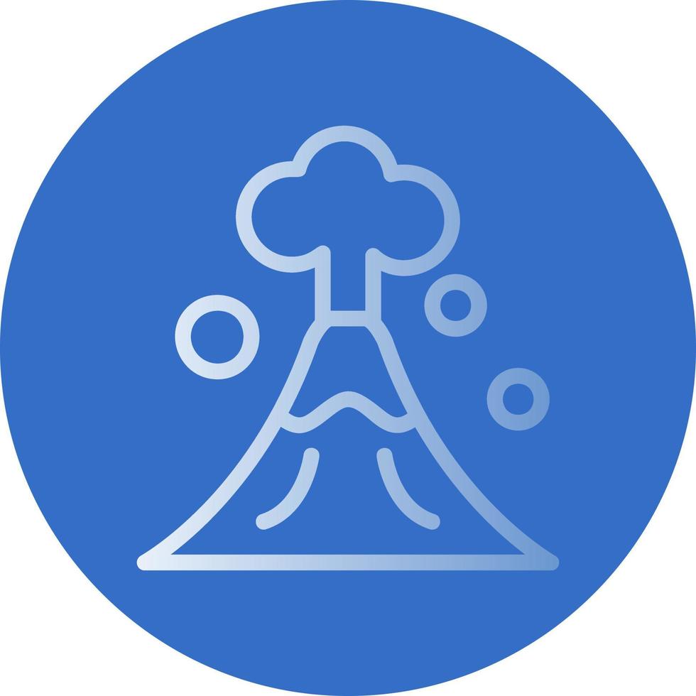 Volcano Vector Icon Design