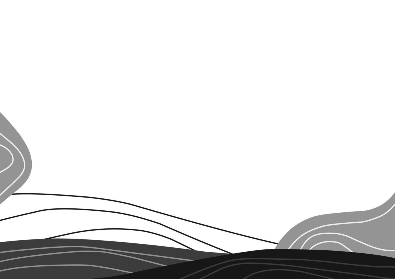 negro y blanco resumen monocromo antecedentes con minimalista diseño vector