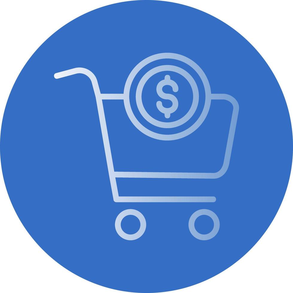 diseño de icono de vector de compra en línea