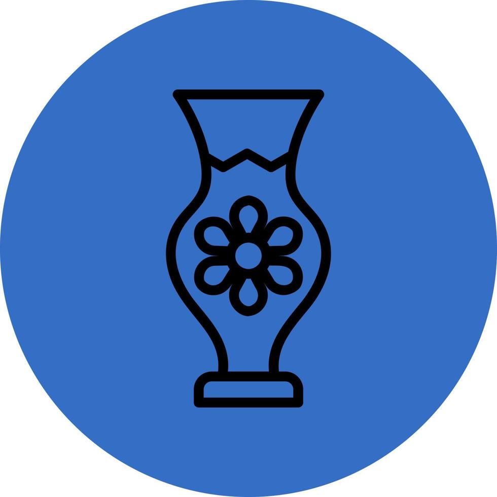 Vase Vector Icon Design