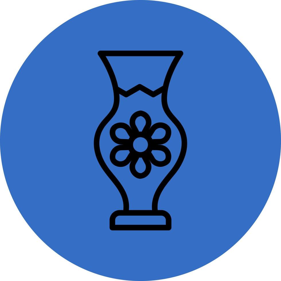 Vase Vector Icon Design