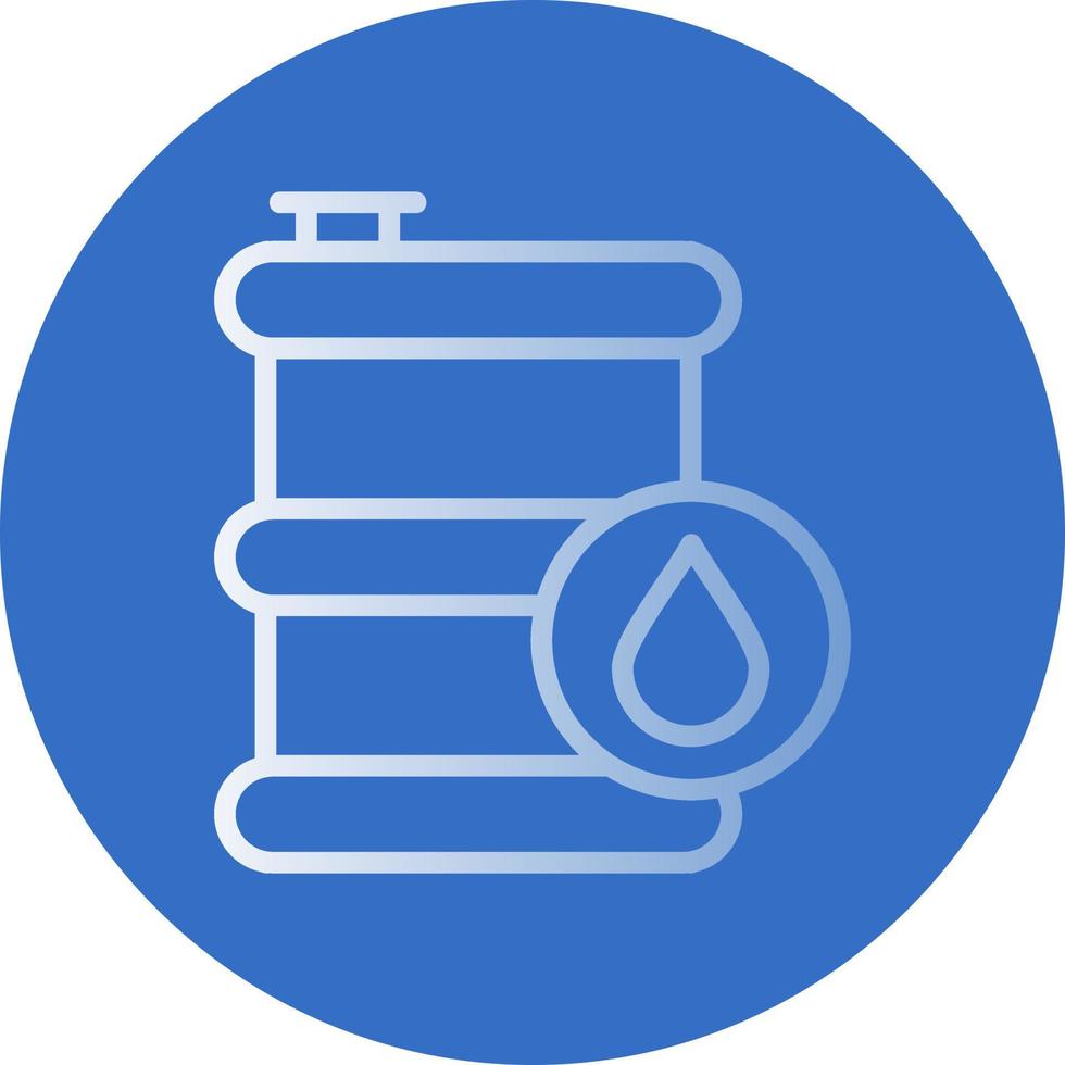 Oil Tank Vector Icon Design