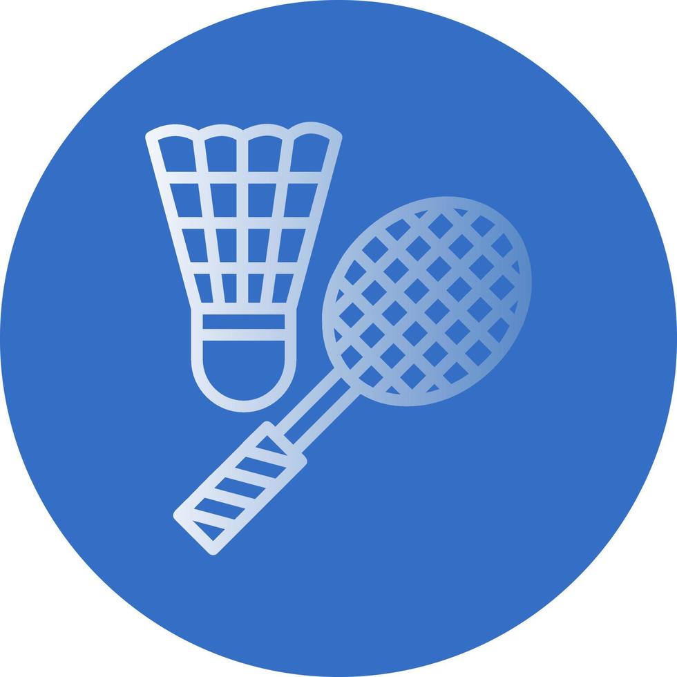 diseño de icono de vector de bádminton