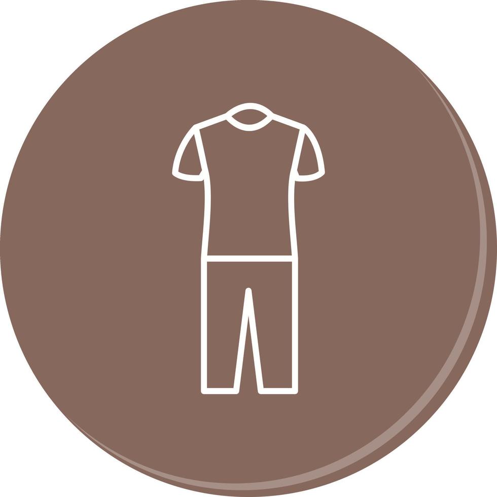 Pyjamas Suit Vector Icon