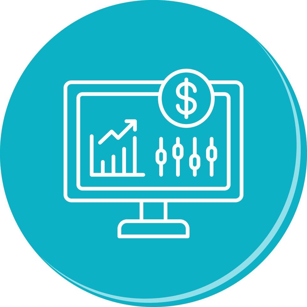 Stock Market Vector Icon