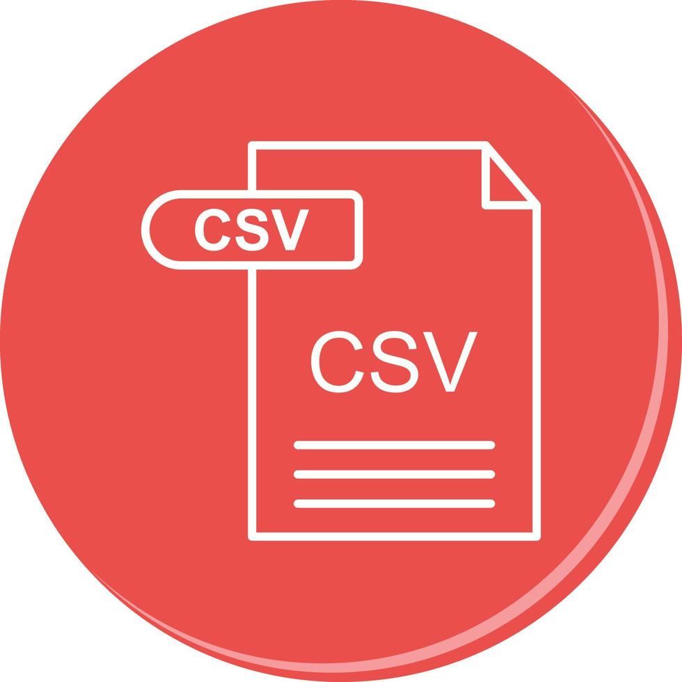 CSV Vector Icon