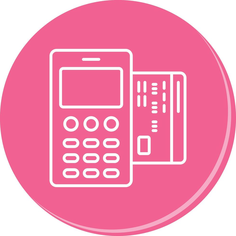 Card Machine Vector Icon