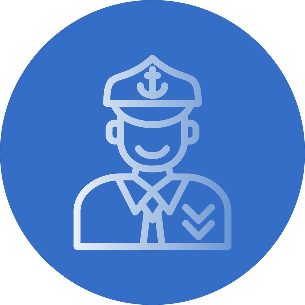 Captain Vector Icon Design