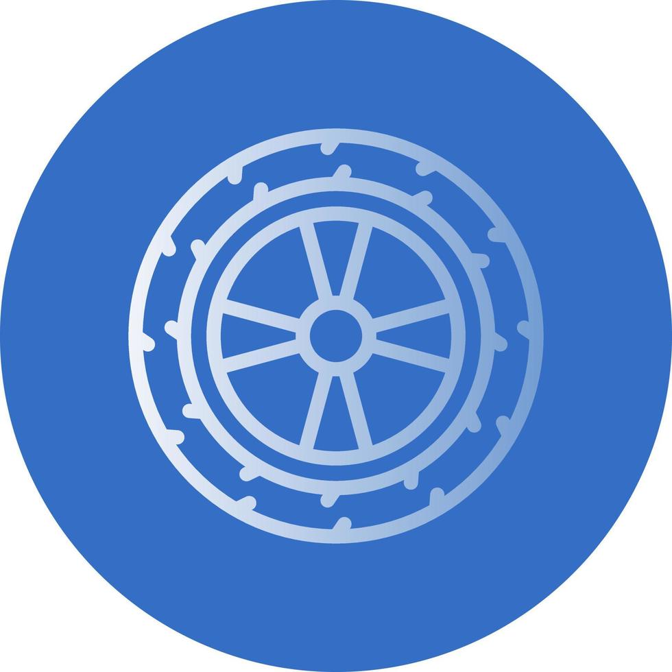 Wheel Vector Icon Design