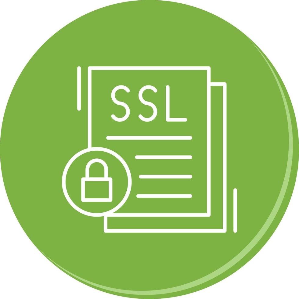 icono de vector de ssl