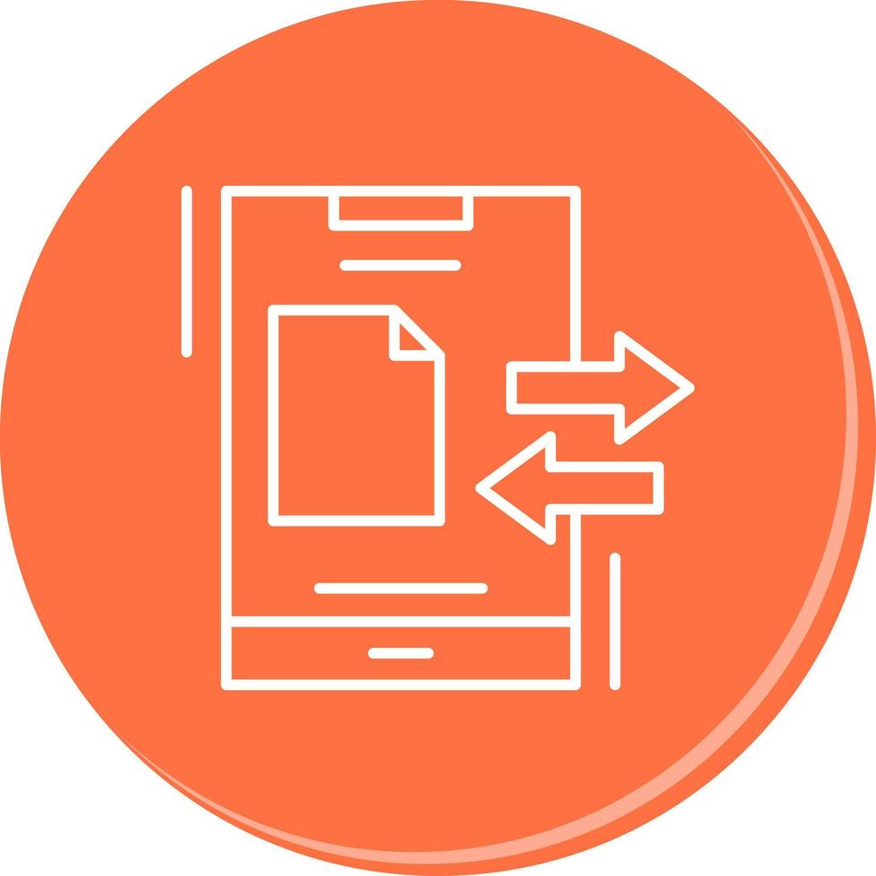 Data Transfer Vector Icon