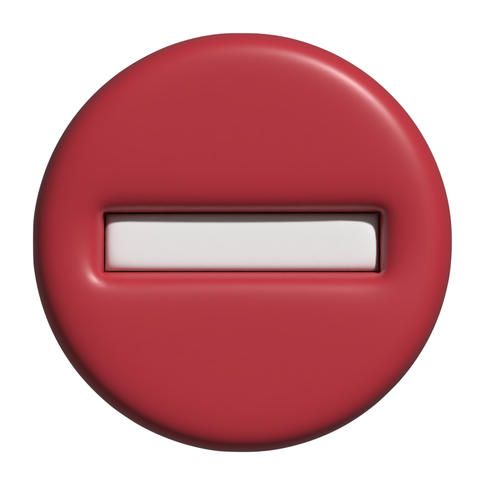 do not entry sign 3d icon png