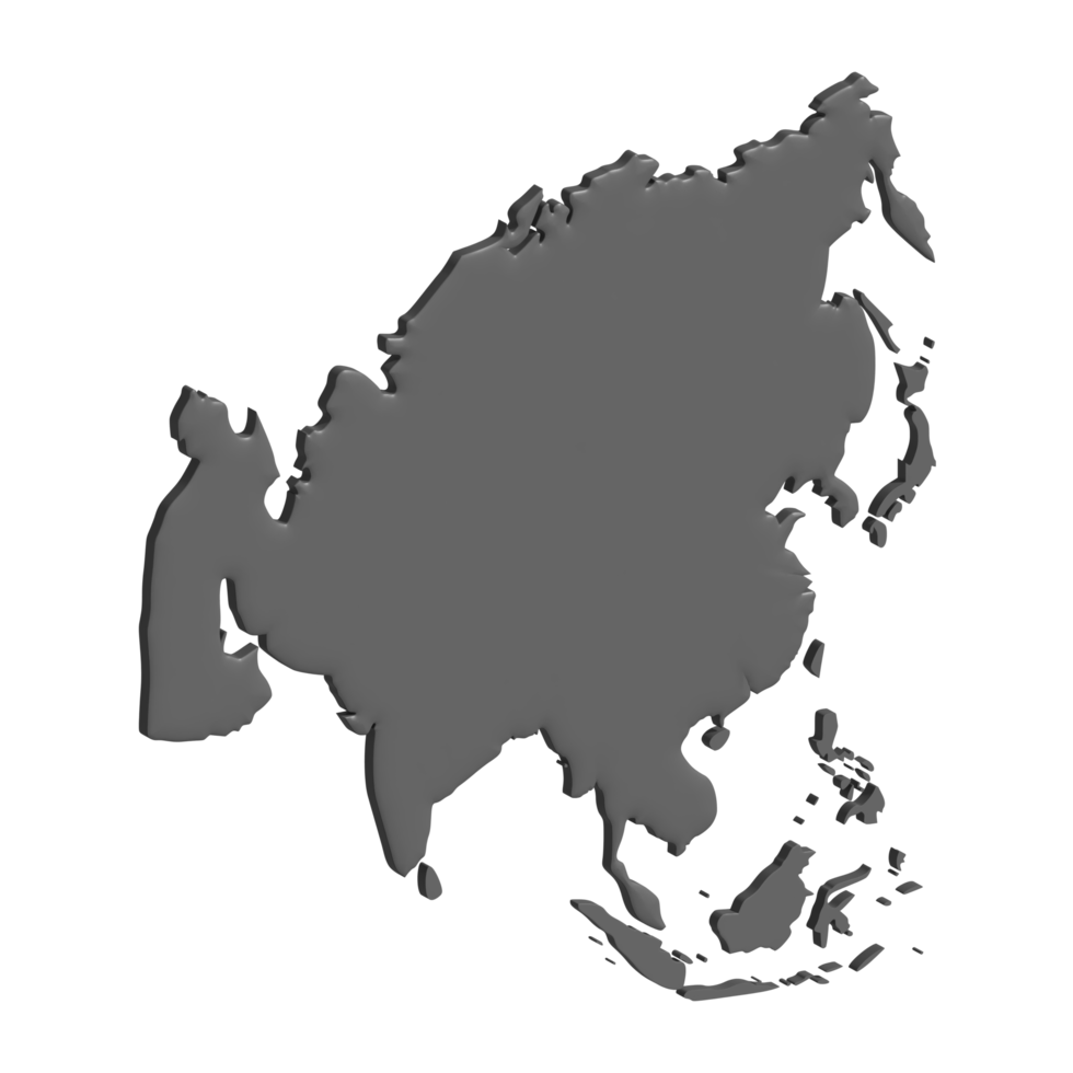 asiatisk område 3d png