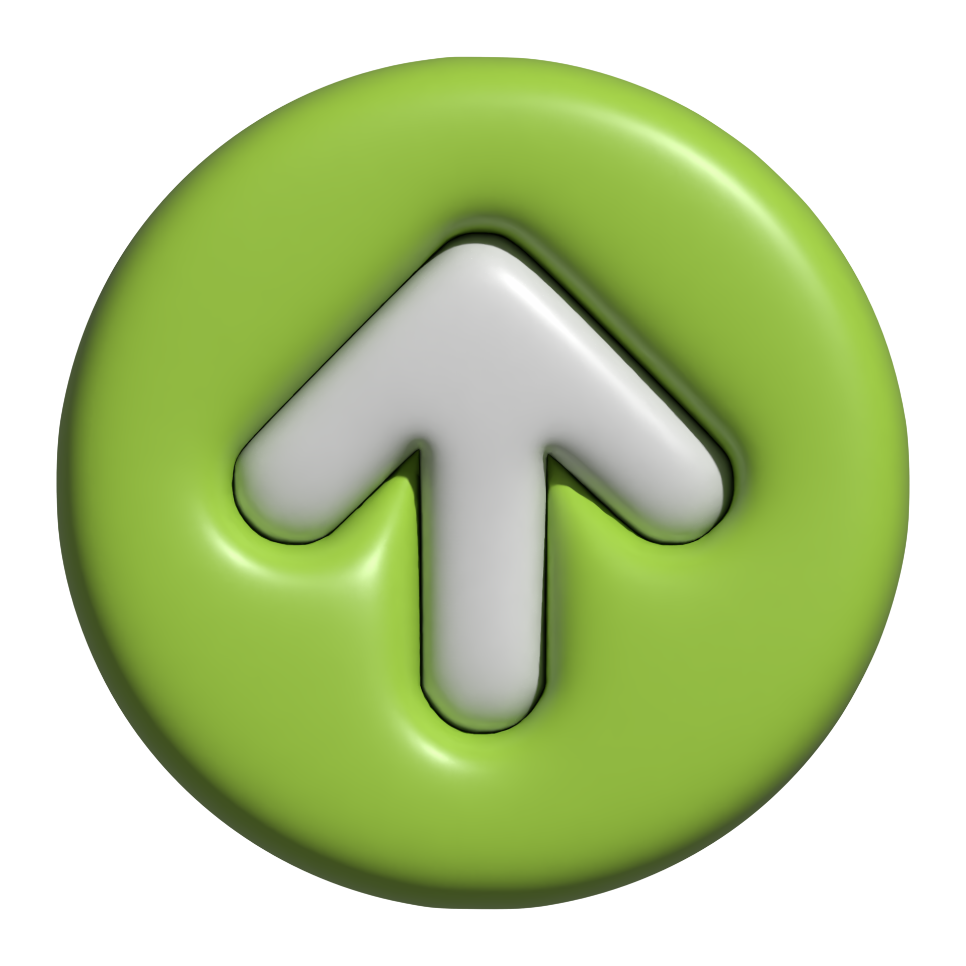 3d Arrow Up Icon 19953622 PNG