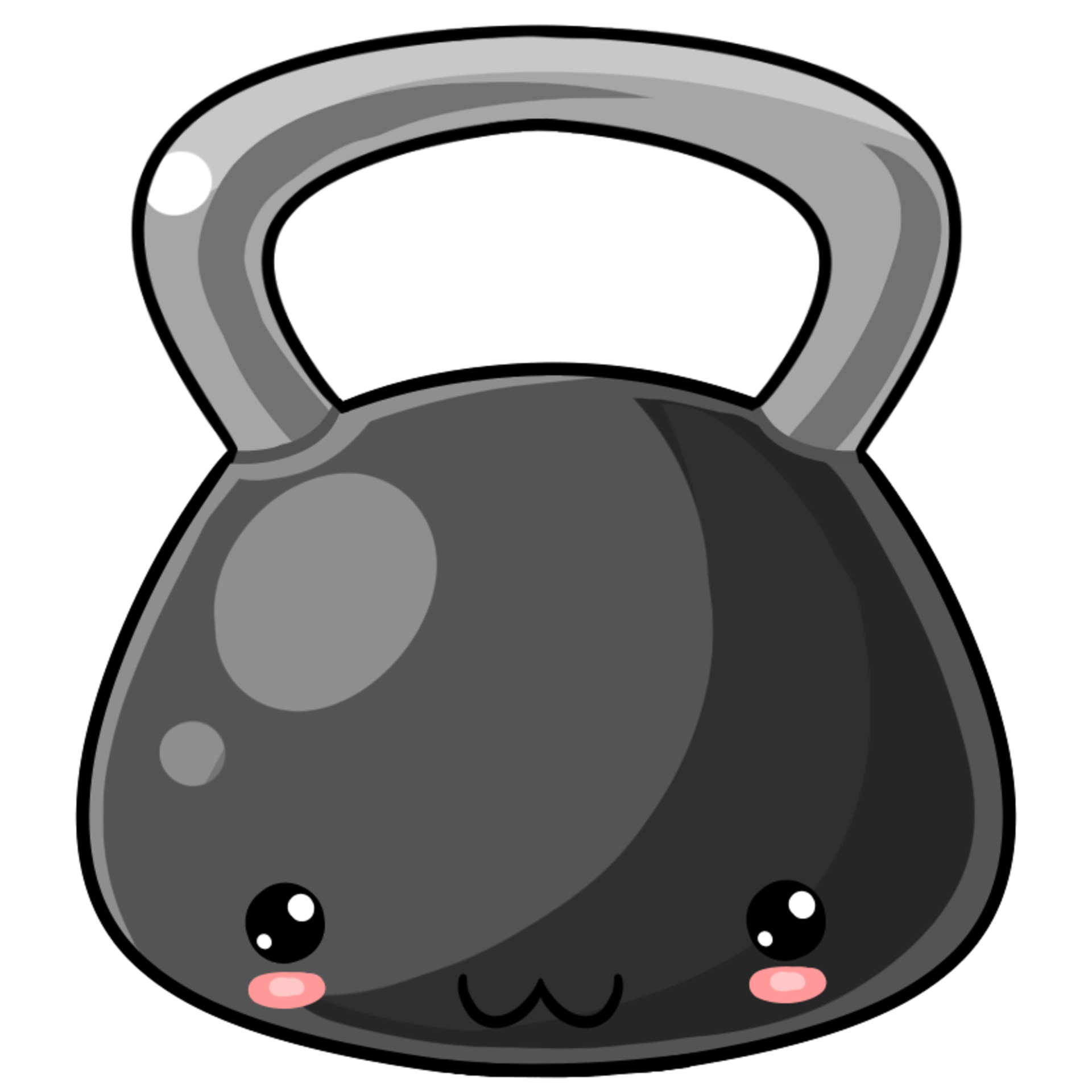 Funny Kettlebell Face 19953661 PNG