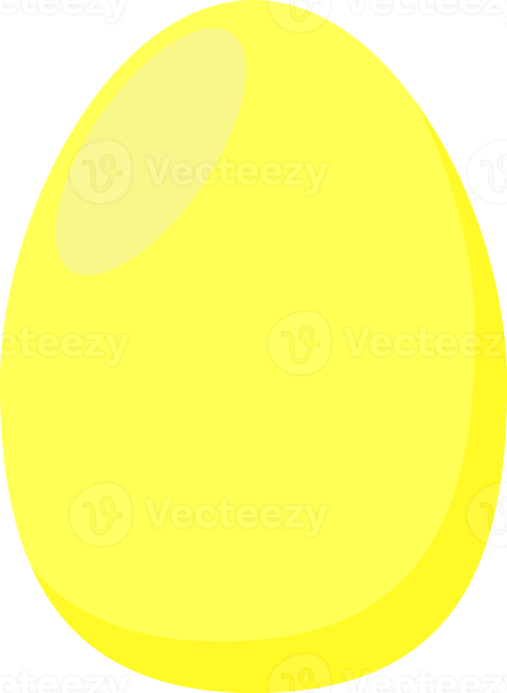 huevo de pascua amarillo png