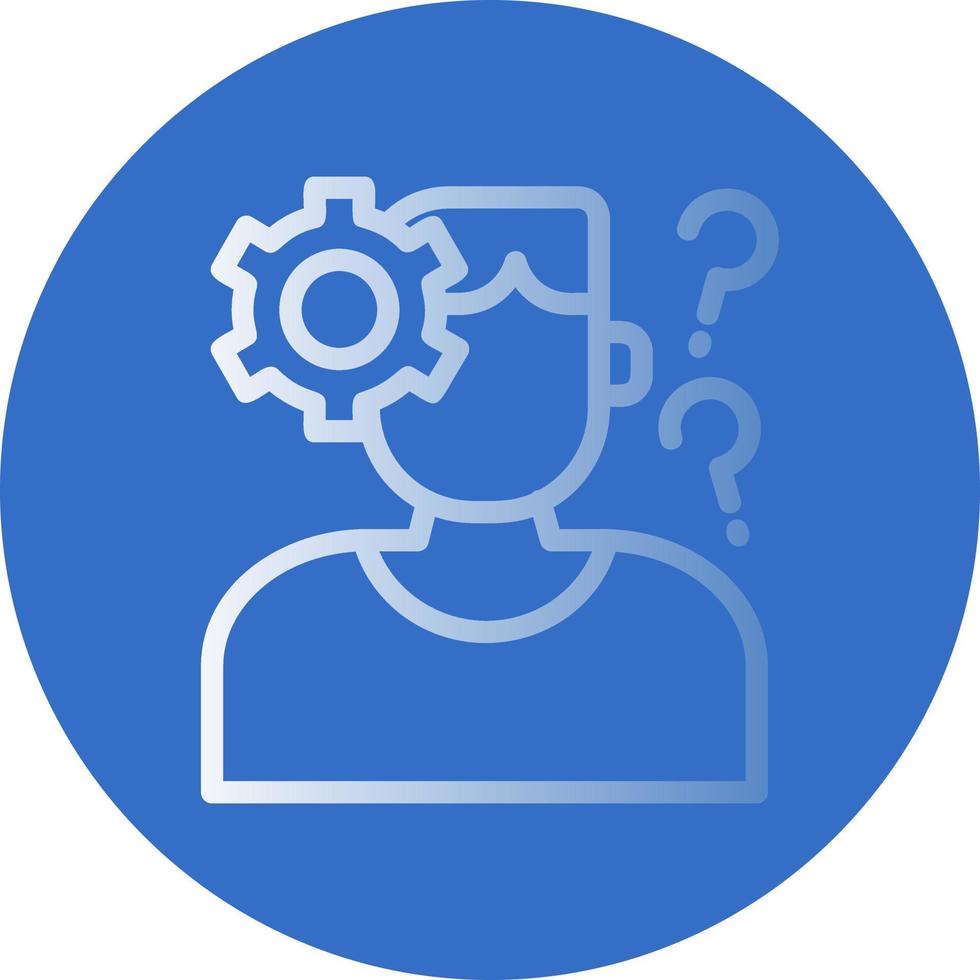 Hallucination Vector Icon Design