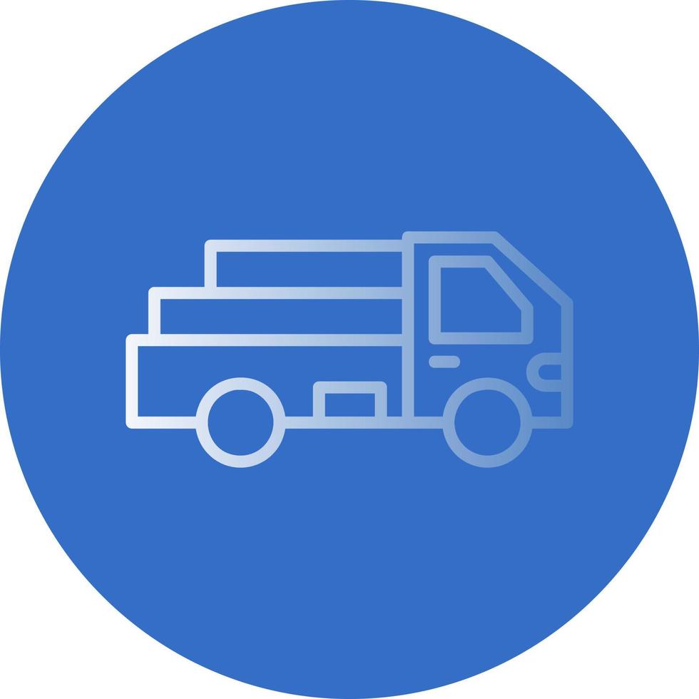 Pickup Truck Vector Icon Design