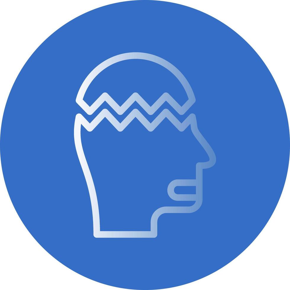 Mental Breakdown Vector Icon Design