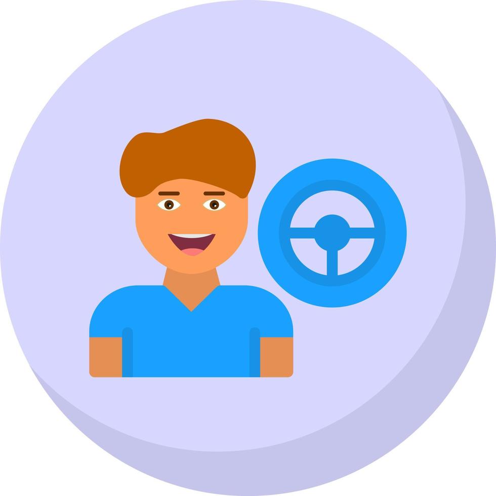 Driving Vector Icon Design