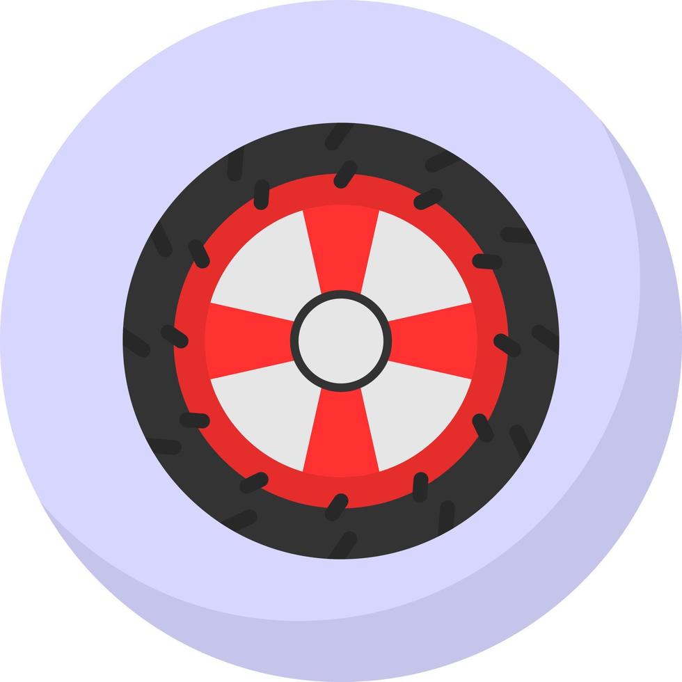 Wheel Vector Icon Design