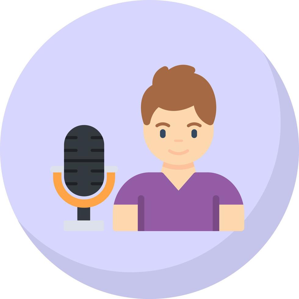 Singer Vector Icon Design