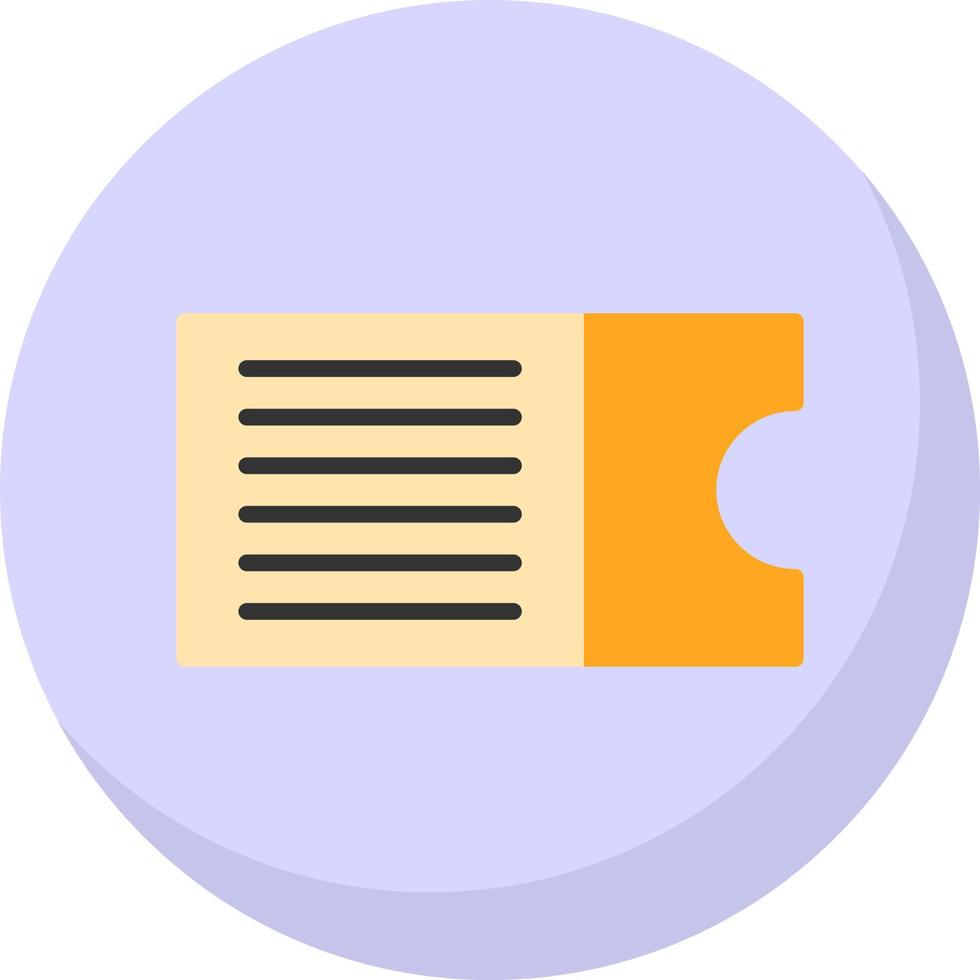 Ticket Vector Icon Design