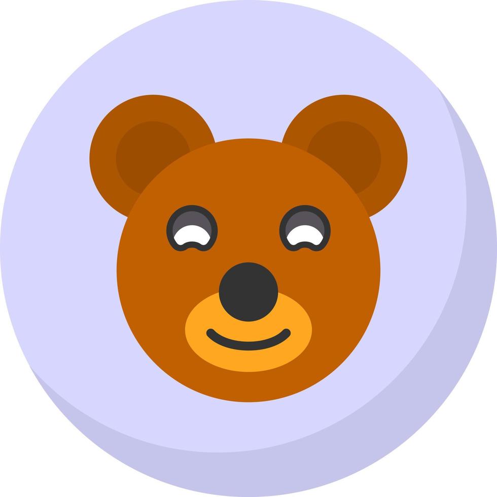 Teddy Bear Vector Icon Design