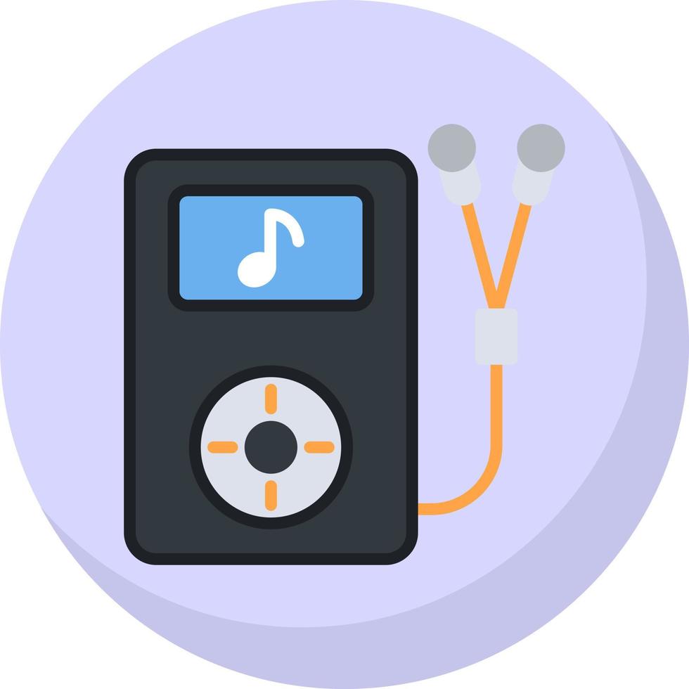 diseño de icono de vector de mp3