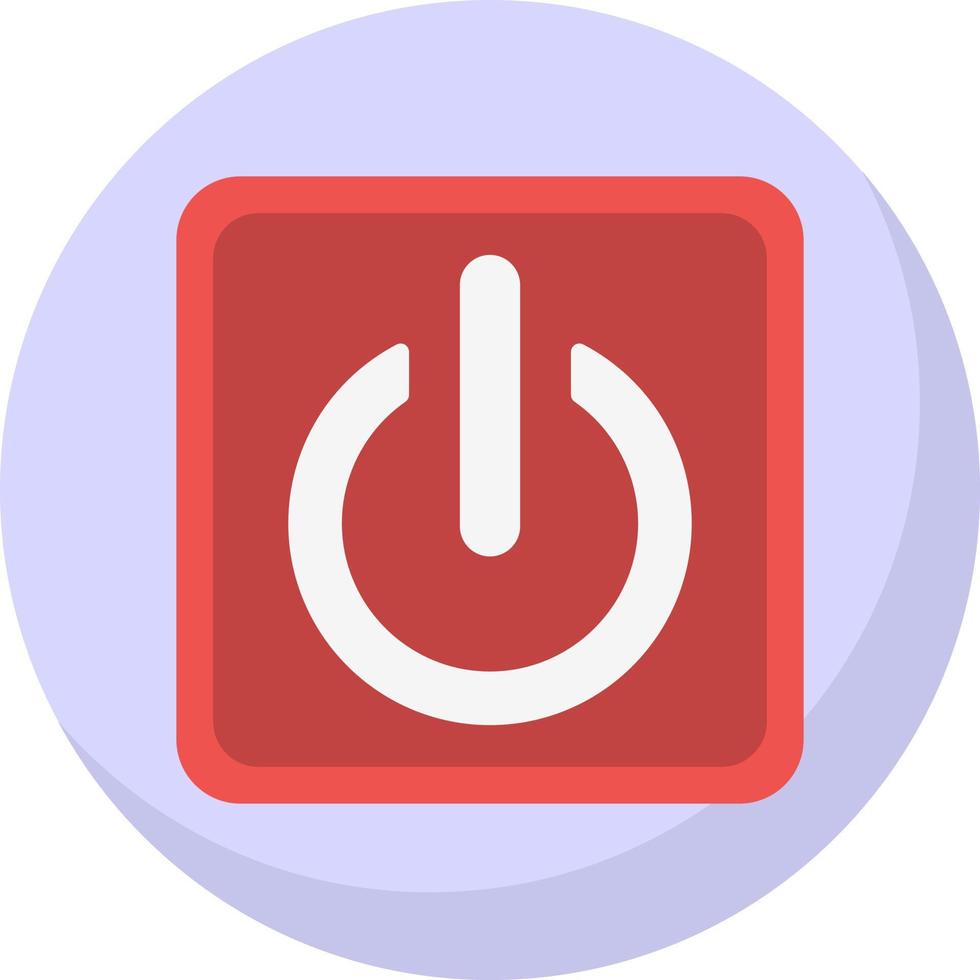 Power Button Vector Icon Design