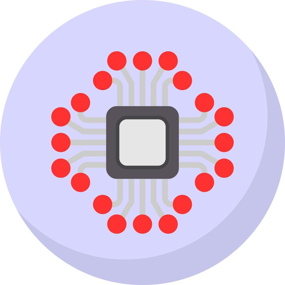 Artificial Intelligence Vector Icon Design