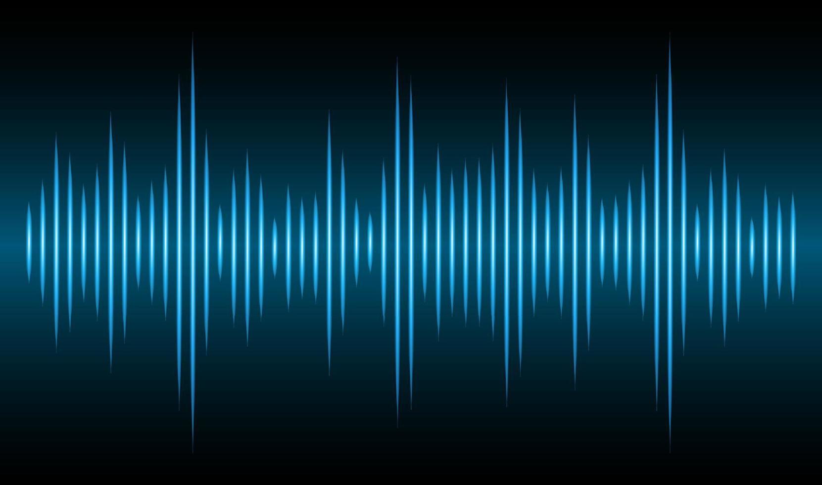 Sound Wave Modern Technology Background vector