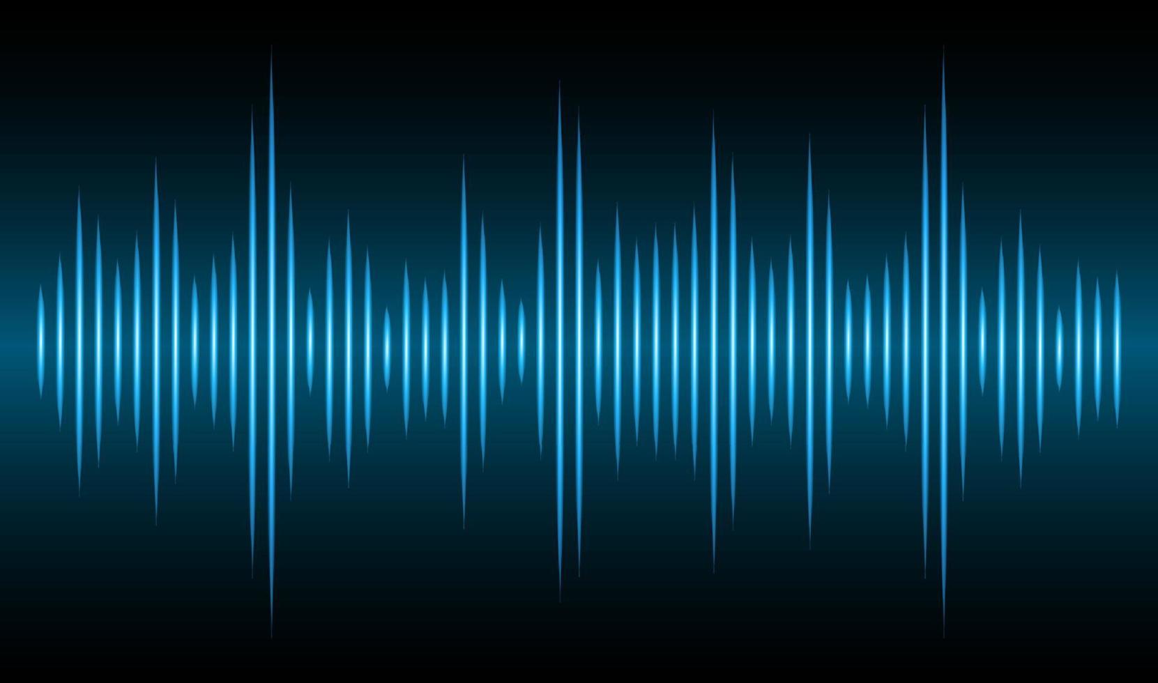 Sound Wave Modern Technology Background vector