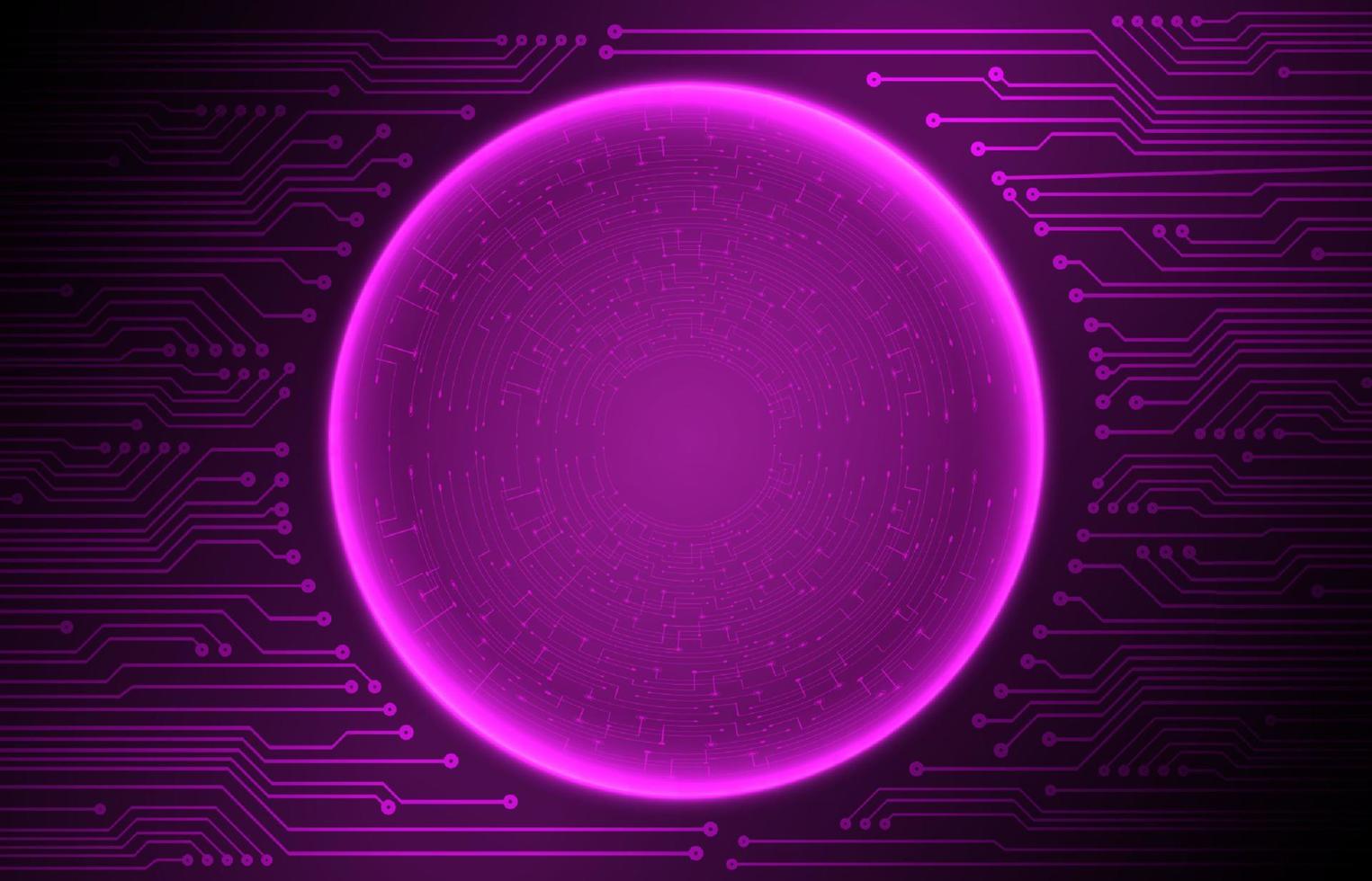 Modern Cybersecurity Technology Background with Globe vector