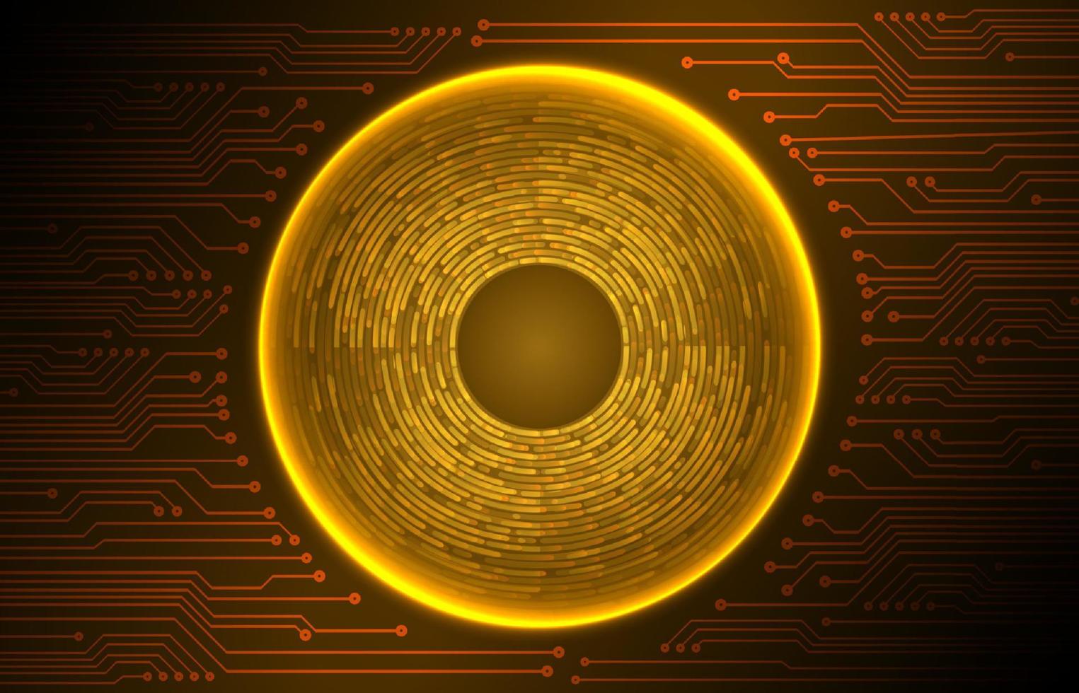 Modern Cybersecurity Technology Background with Globe vector