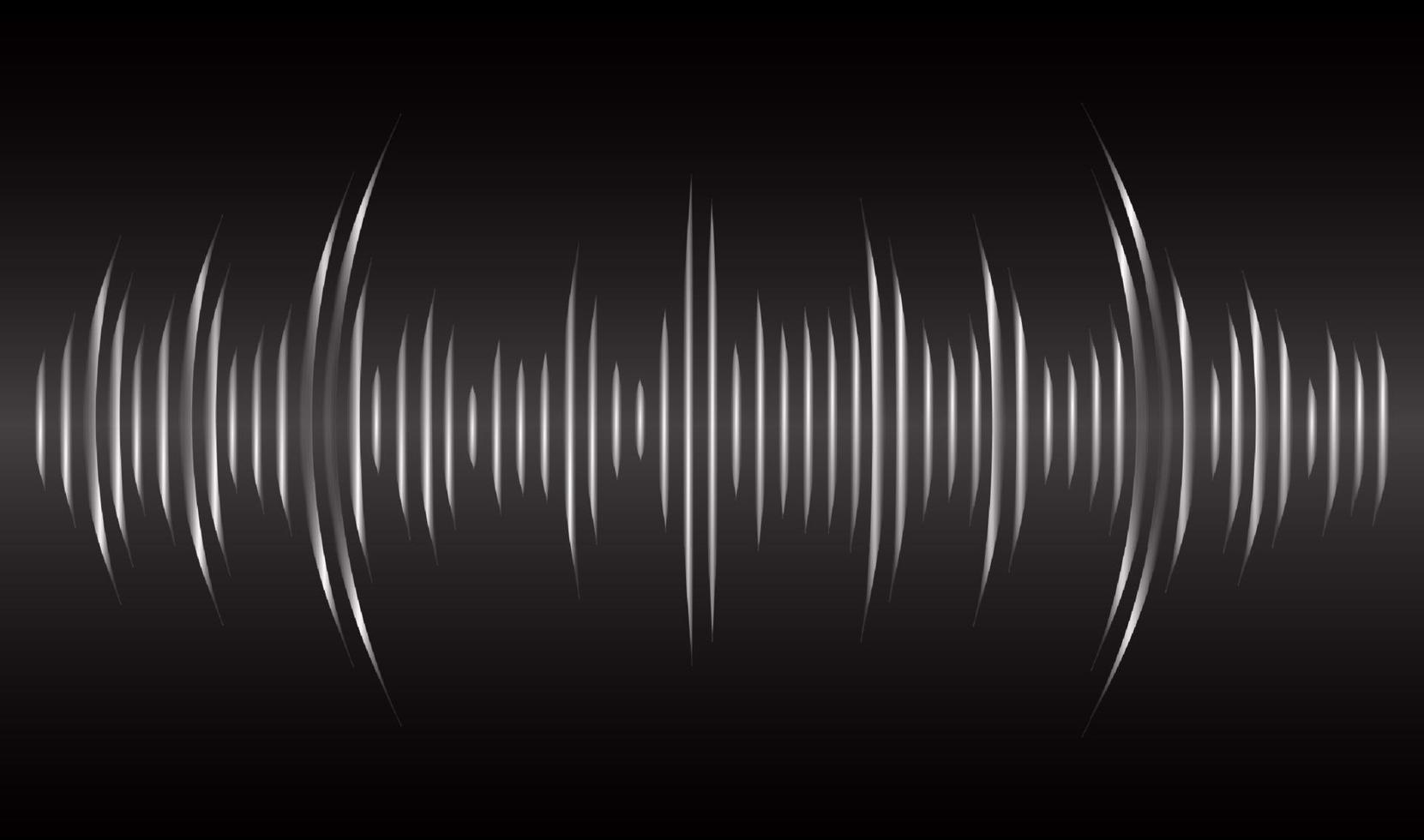 Sound Wave Modern Technology Background vector