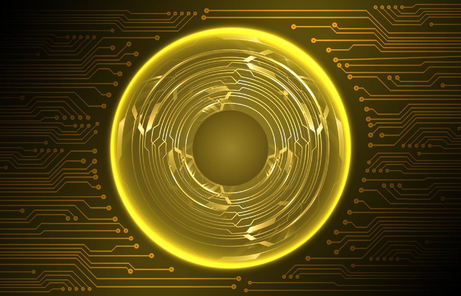 Modern Cybersecurity Technology Background with Globe vector
