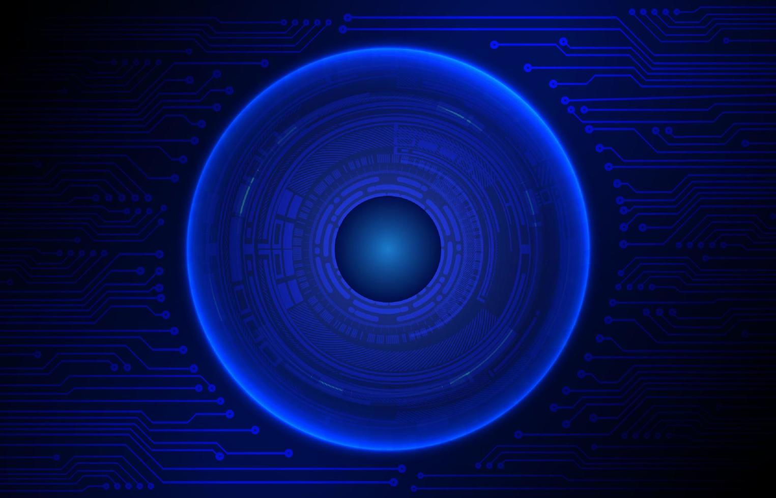 Modern Cybersecurity Technology Background with Globe vector