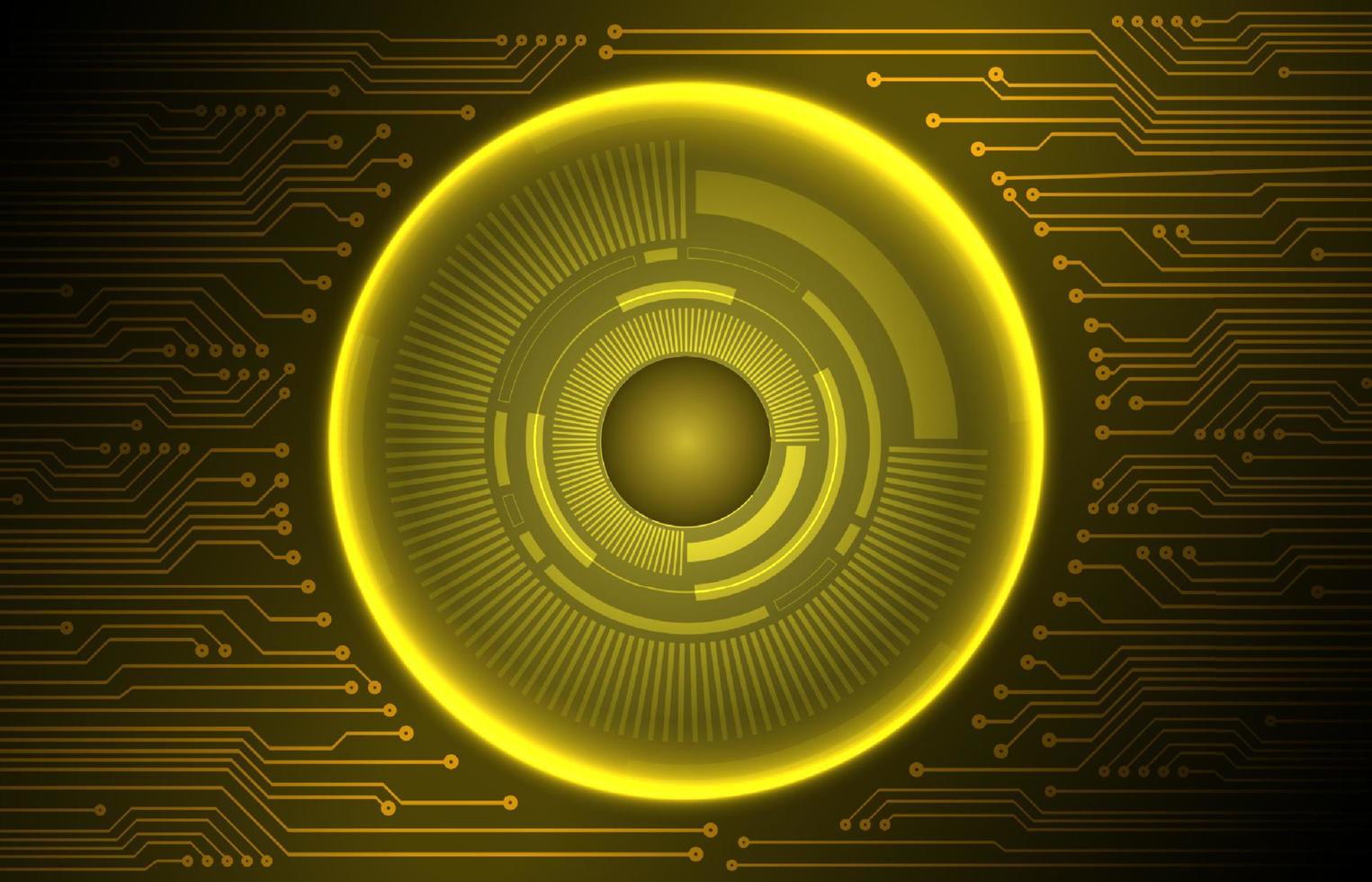 Modern Cybersecurity Technology Background with Globe vector