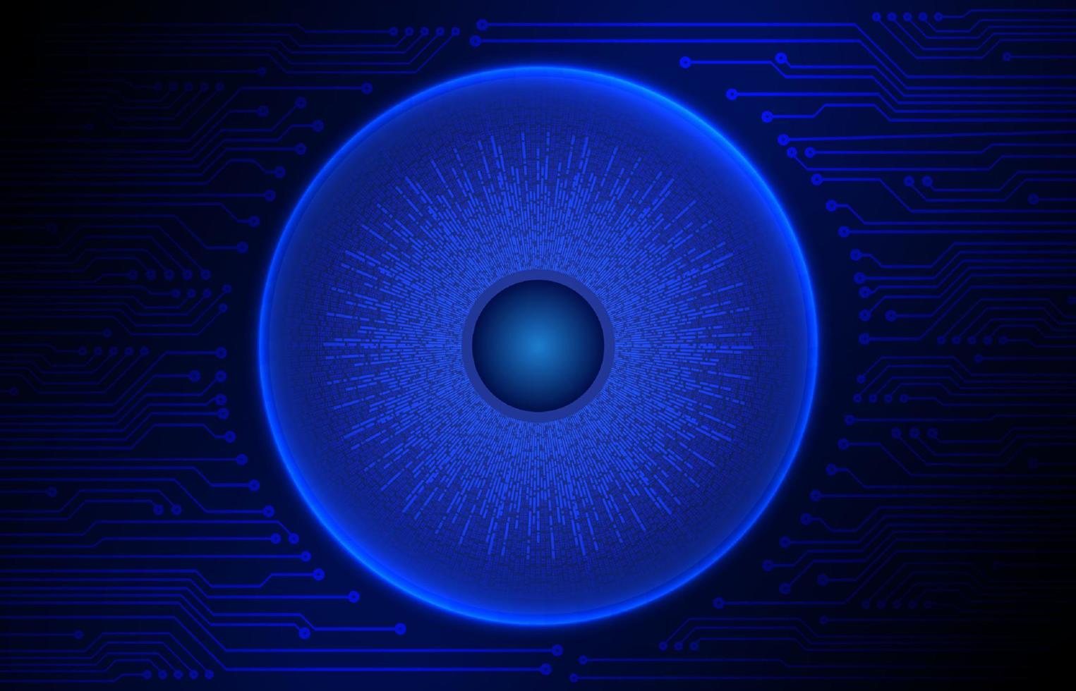 Modern Cybersecurity Technology Background with Globe vector
