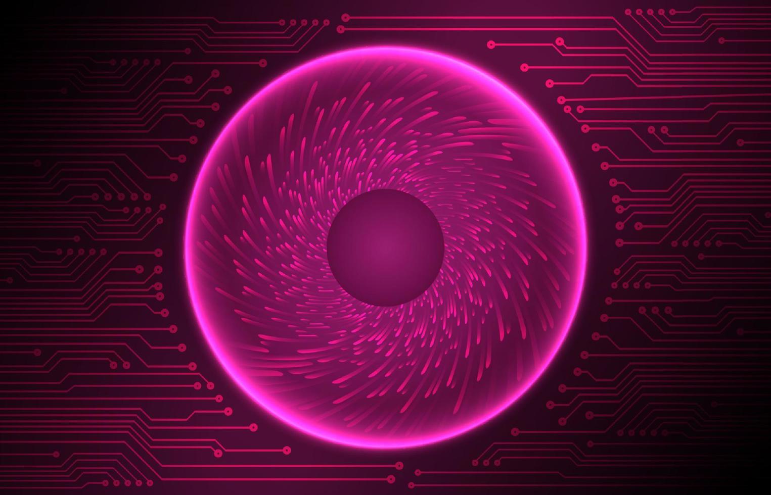 Modern Cybersecurity Technology Background with Globe vector