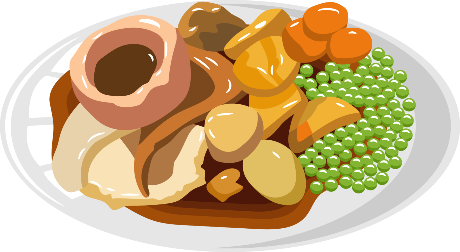 Sunday Roast png graphic clipart design