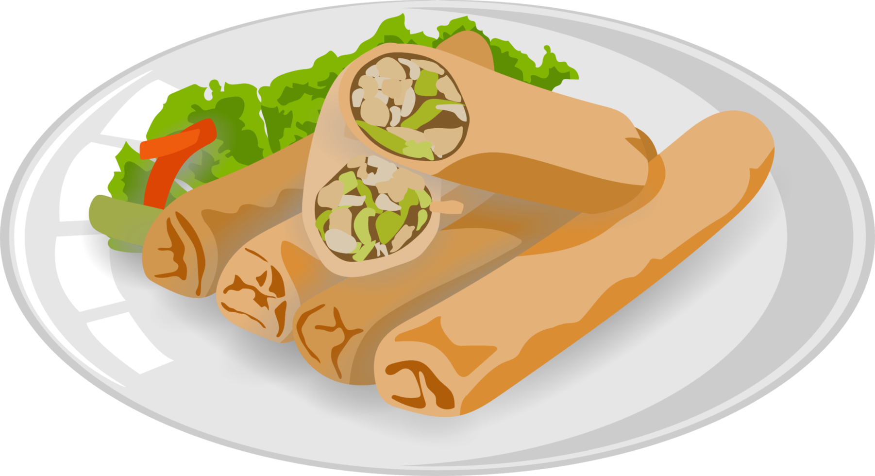 Spring roll png graphic clipart design