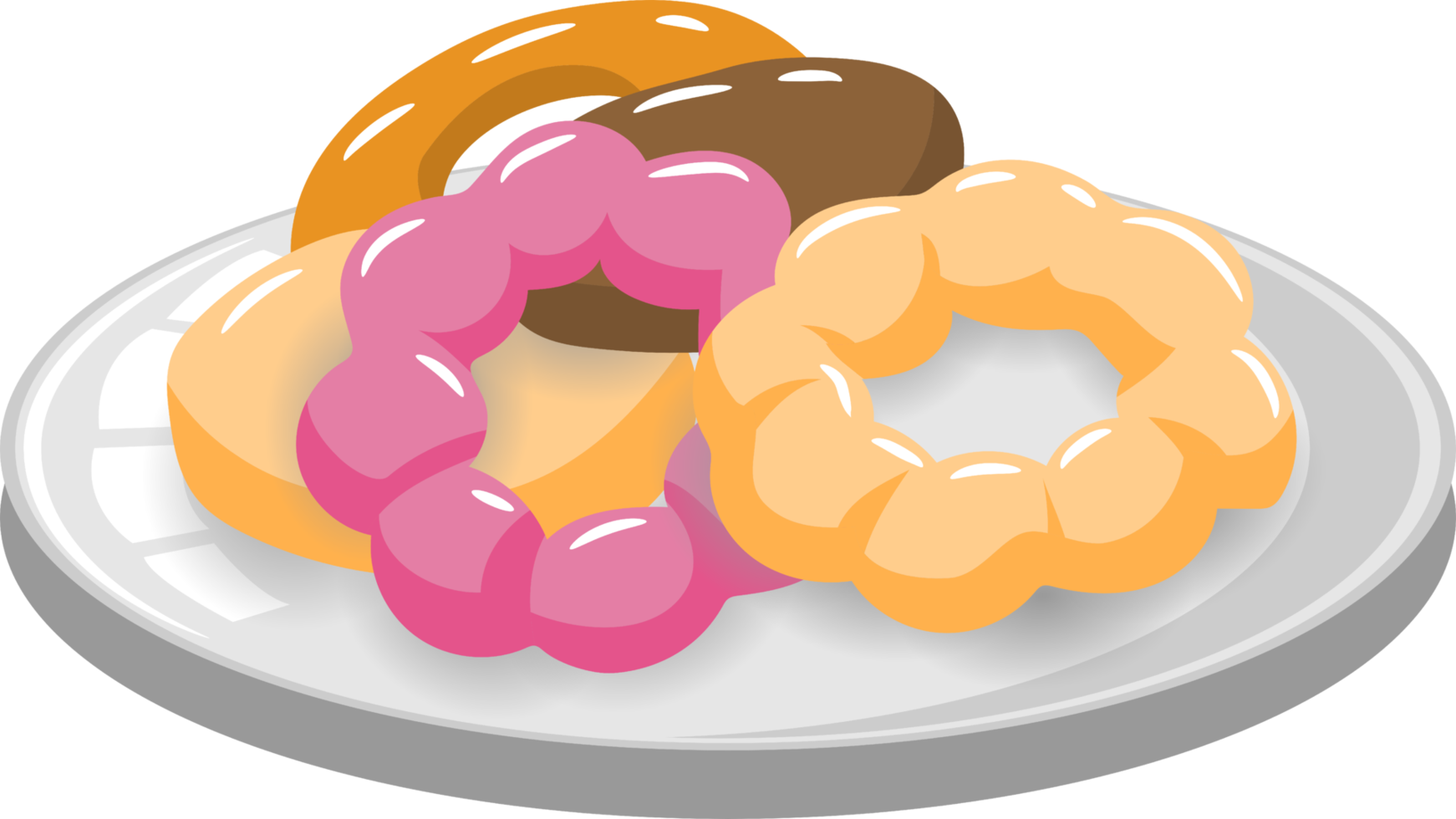 donut PNG grafisch clip art ontwerp