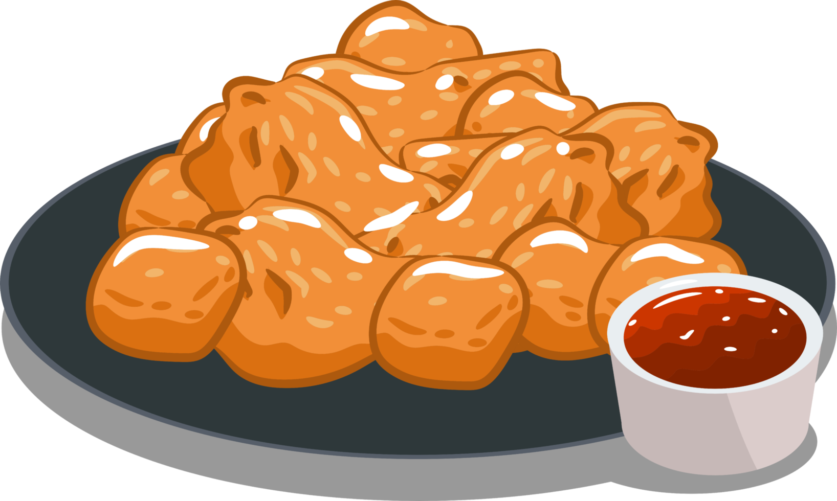 Fried Chicken png graphic clipart design