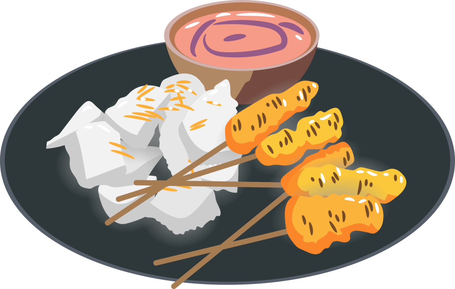 indonesiska satay png grafisk ClipArt design